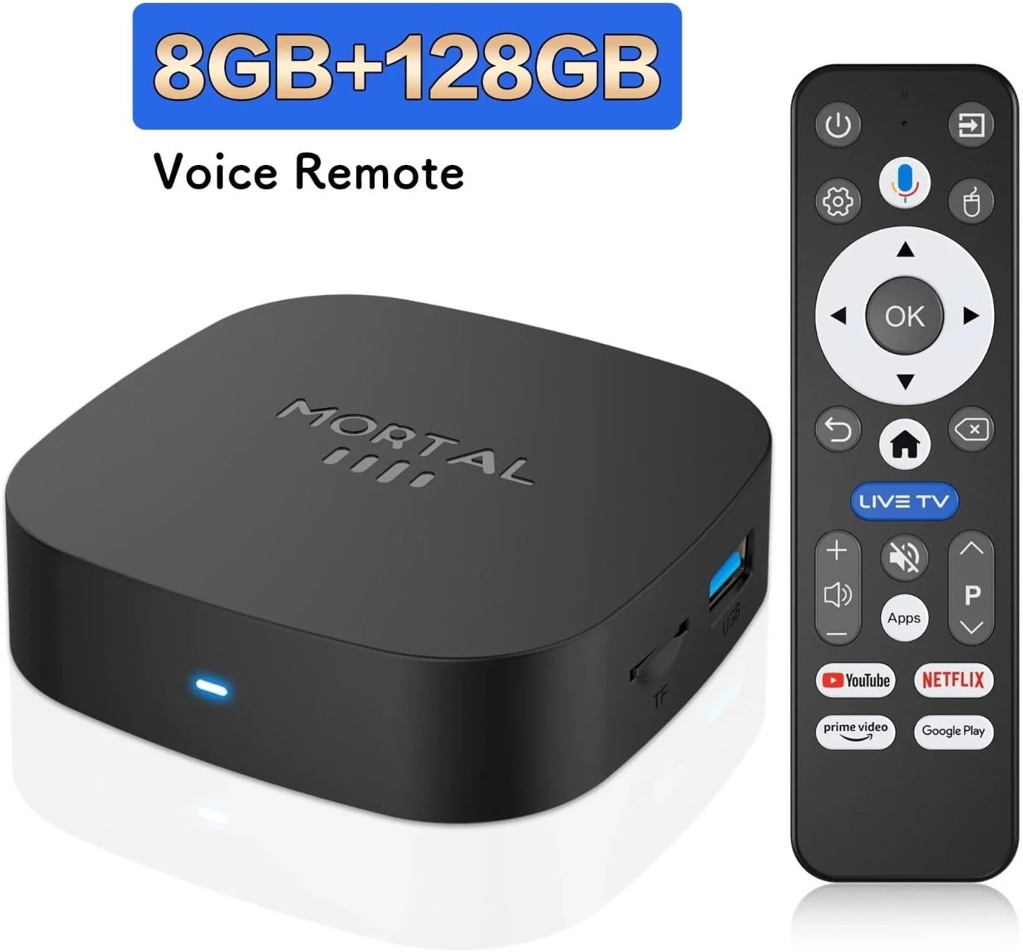 Tavice Android TV Box 8K Ultra HD | 5G WiFi Streaming Media Player with Quad - Core Processor, HDMI Output & Plug - and - Play Setup - Office Catch
