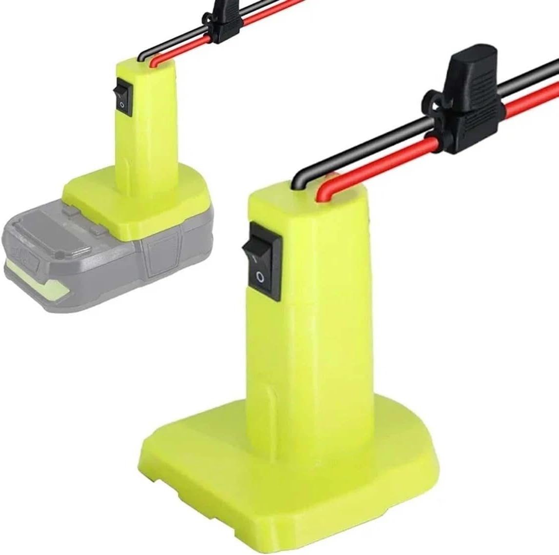 TAVICE Battery Adapter Compatible with Ryobi 18V Battery for Power Wheels Connector with 30A Fuse 12AWG Wire - Office Catch