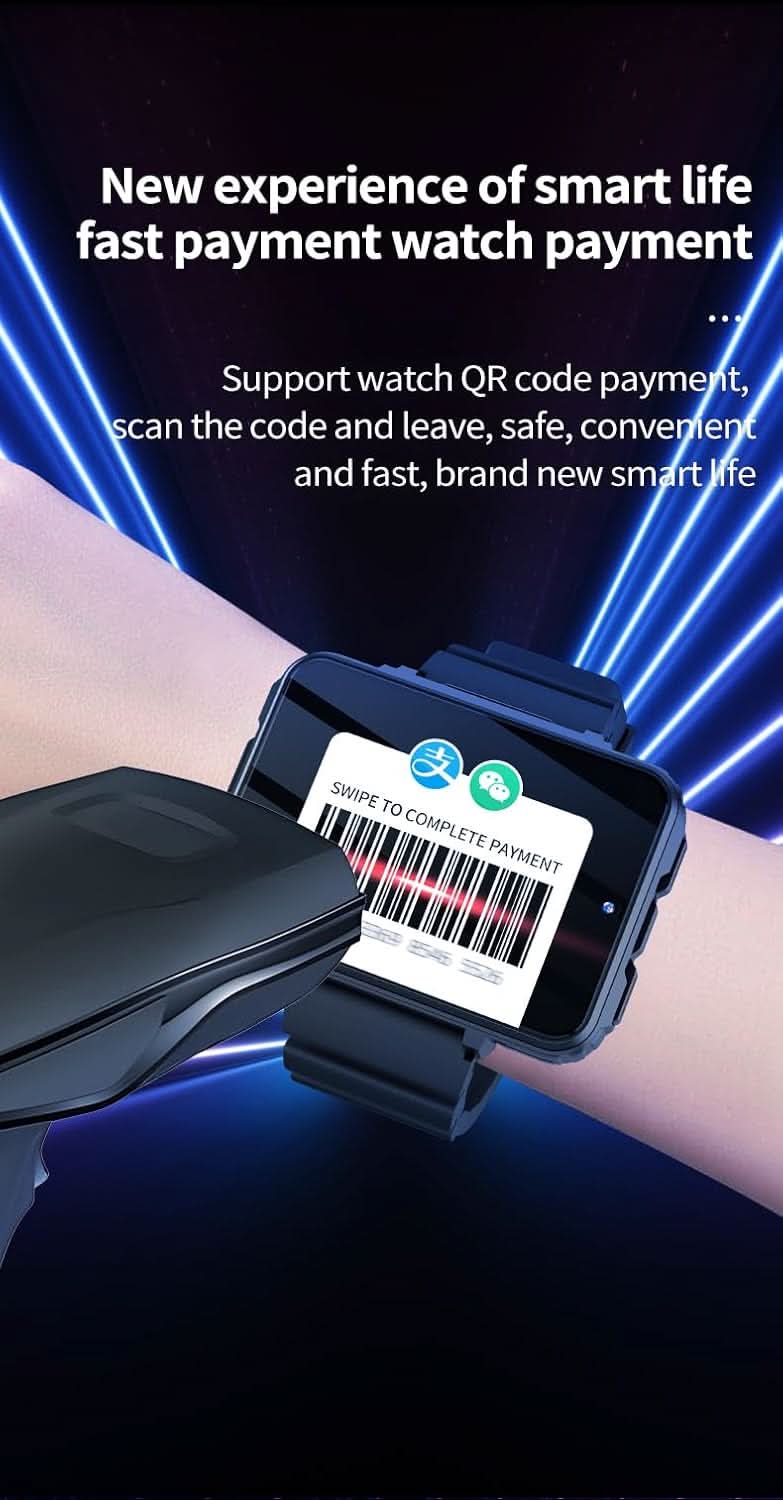 Tavice Helio Smart Watch with Sim Card, 2.4" Screen, GPS, Dual Camera, WiFi, Pedometer, 4G, Google Play Store - Office Catch