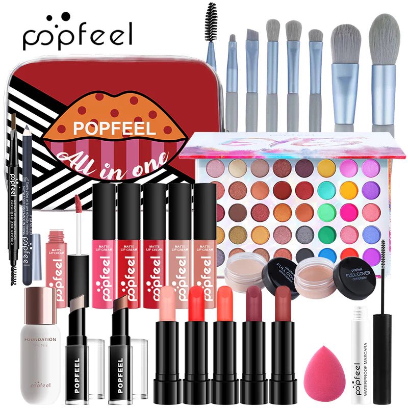 TAVICE Professional 30 - Piece All - in - One Makeup Kit with Bag - Office Catch