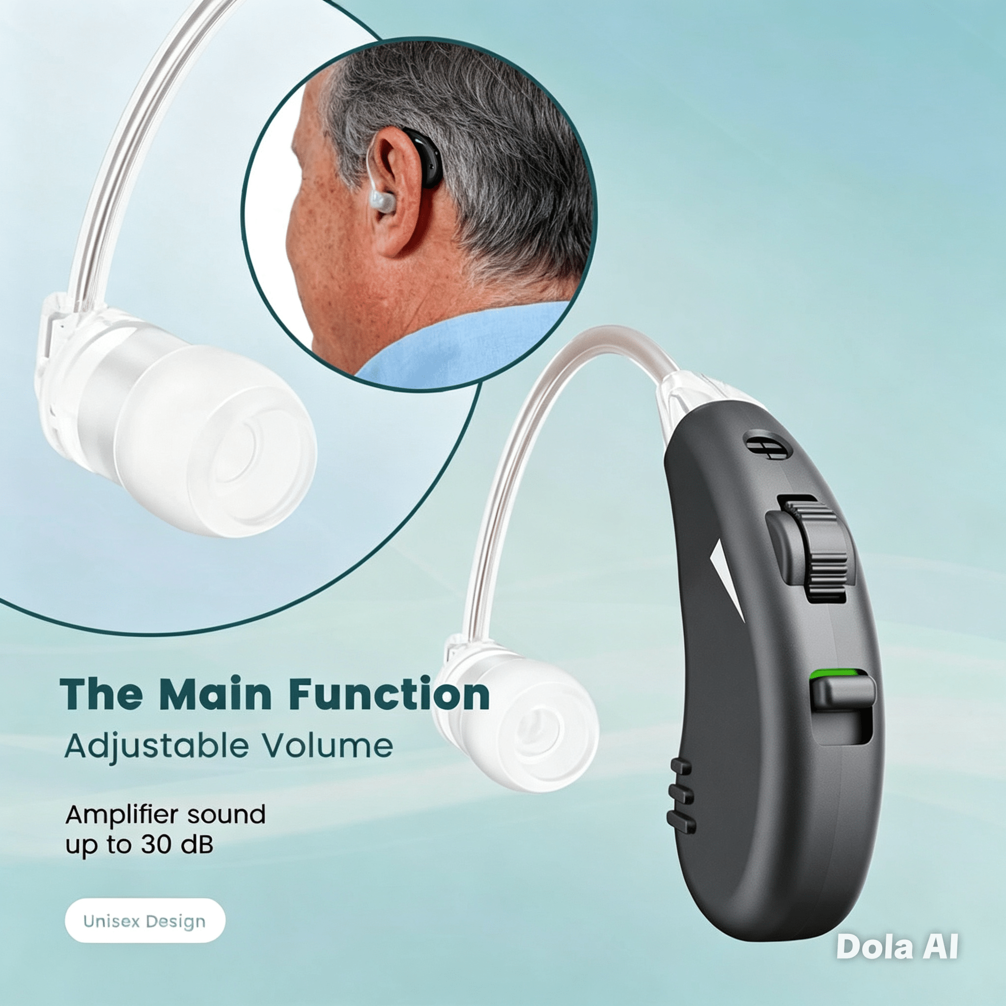 Tavice Rechargeable Dual Behind-the-Ear Sound Amplifier with Noise Reduction, USB Charging, Long Battery Life - Office Catch