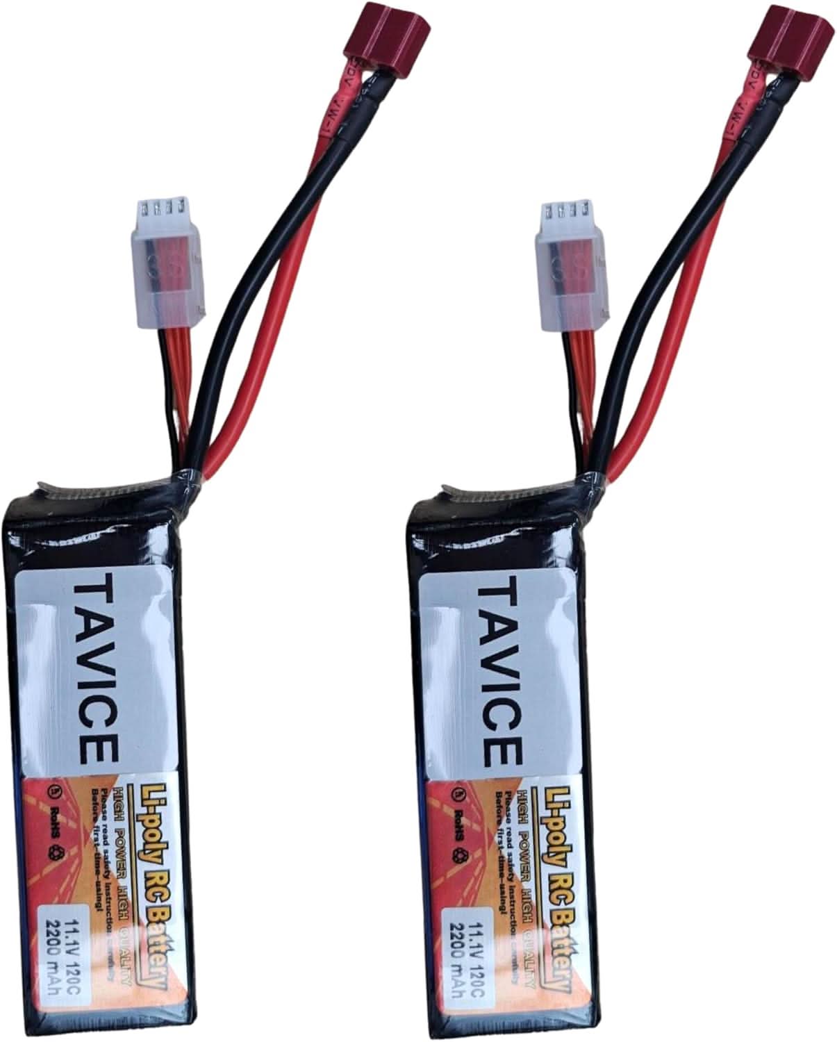 TAVICE Replacement 3S LiPo Battery 11.1V 2200mAh with Deans Connector Compatible with RC Cars, Trucks & Airplanes - Office Catch