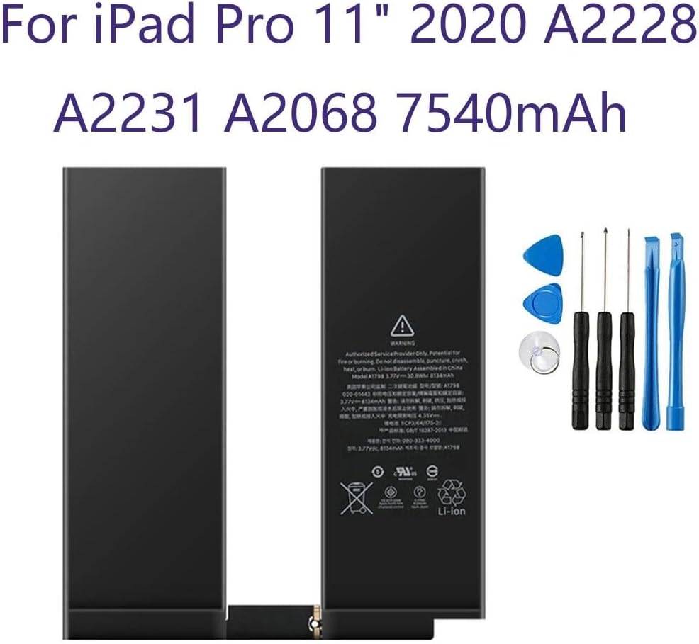 TAVICE Replacement Battery Model A2224 Compatible with iPad Pro 11" 2nd Gen 2020 (A2228, A2231, A2068, A2230) - Office Catch