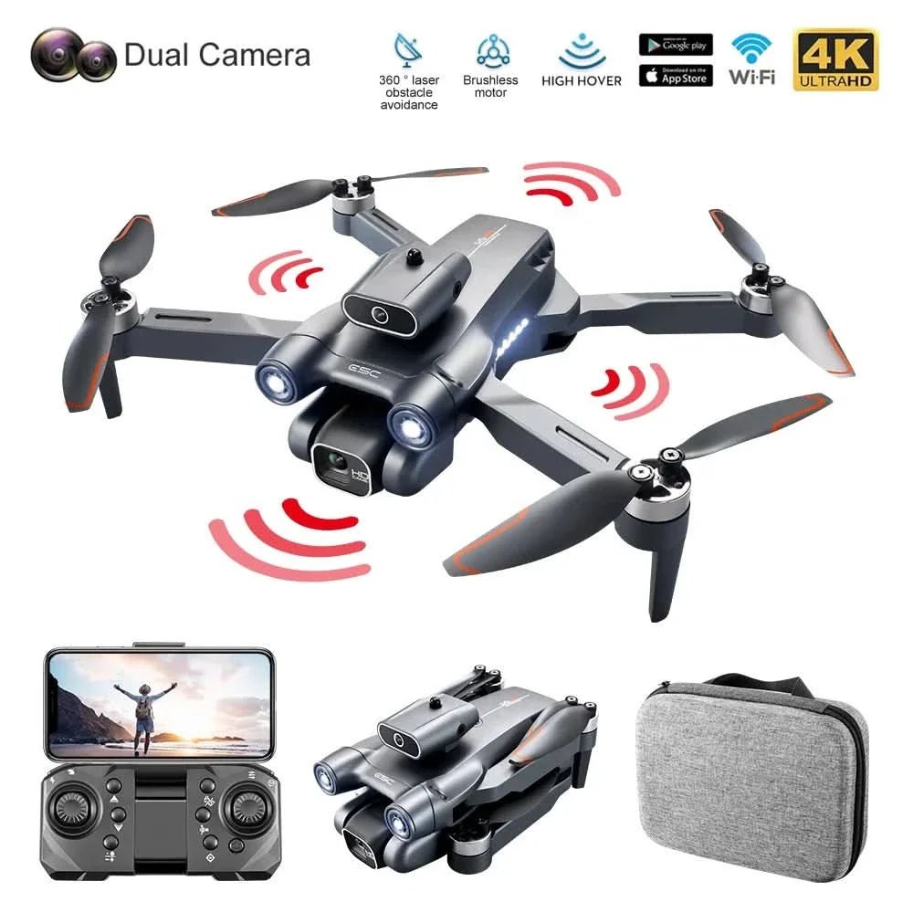 Tavice S1S Max Foldable FPV Drone with 6K Camera | Brushless RC Quadcopter, Optical Flow, WiFi FPV, 18 - Min Flight Time - Office Catch