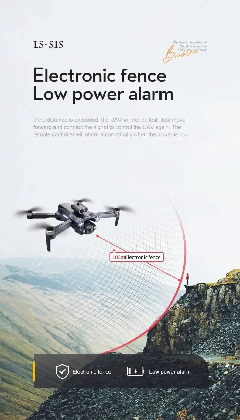 Tavice S1S Max Foldable FPV Drone with 6K Camera | Brushless RC Quadcopter, Optical Flow, WiFi FPV, 18 - Min Flight Time - Office Catch