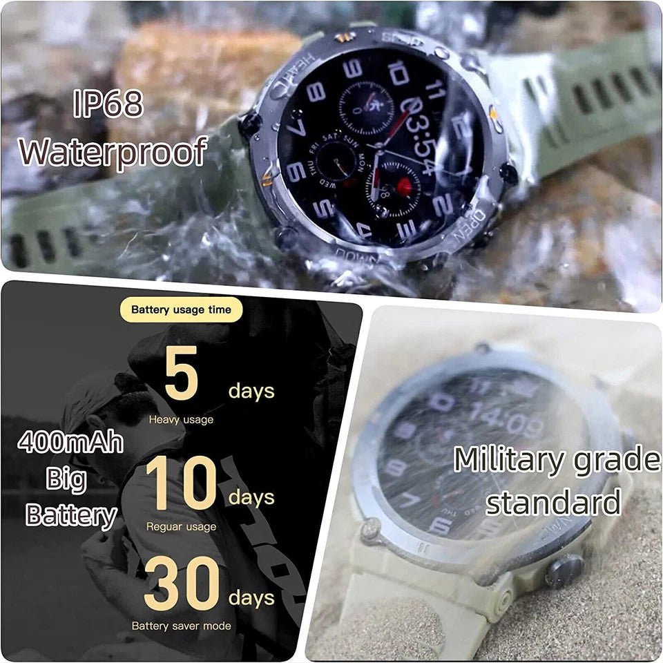 Tavice Sports Smart Watch with Bluetooth Calls, Heart Rate & Health Monitoring, 1.39" Touch Screen | Pedometer, Sleep & Calorie Detection - Office Catch