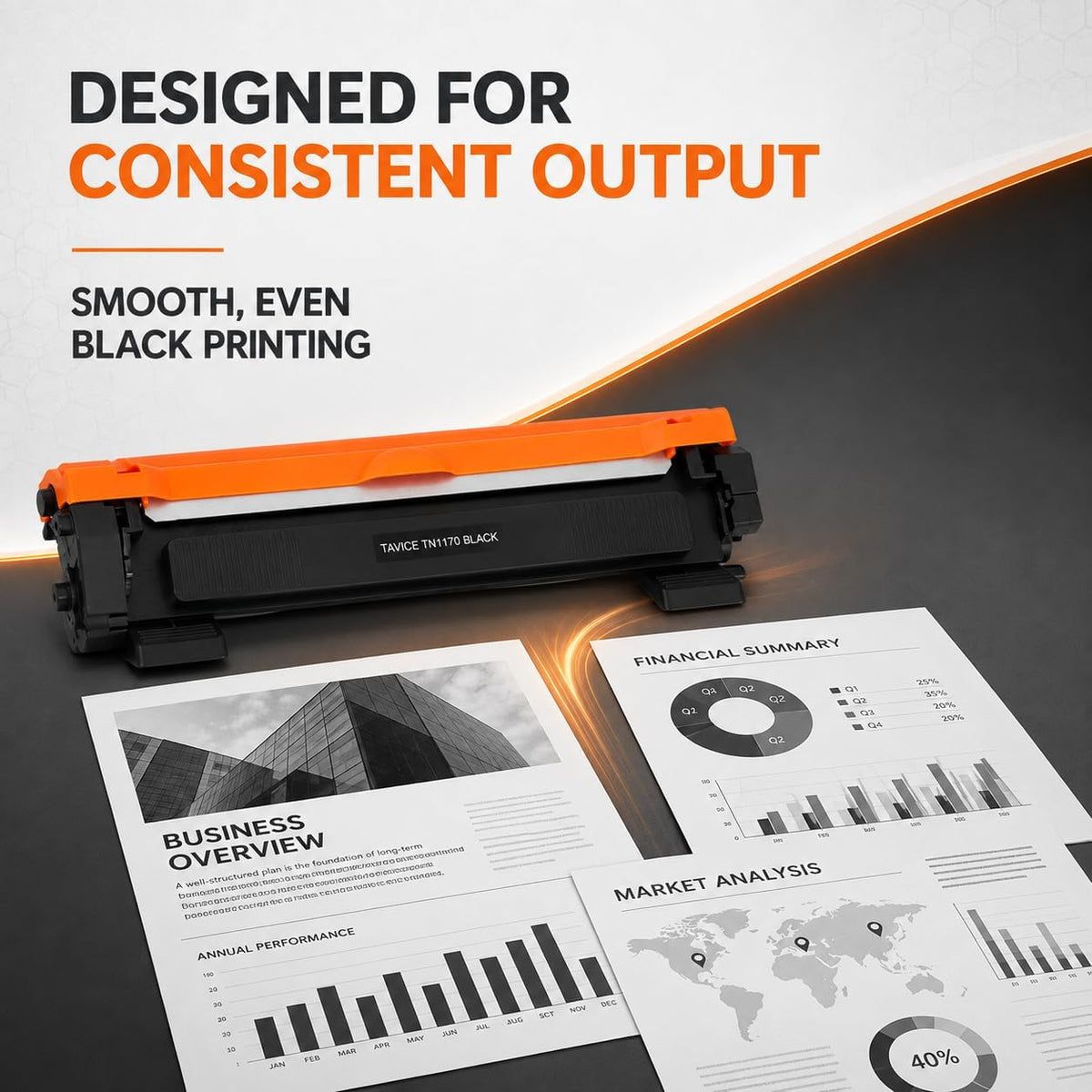 TN1170 Toner Cartridge Compatible with Brother HL-L1230W and DCP-L1630W Printers - Office Catch