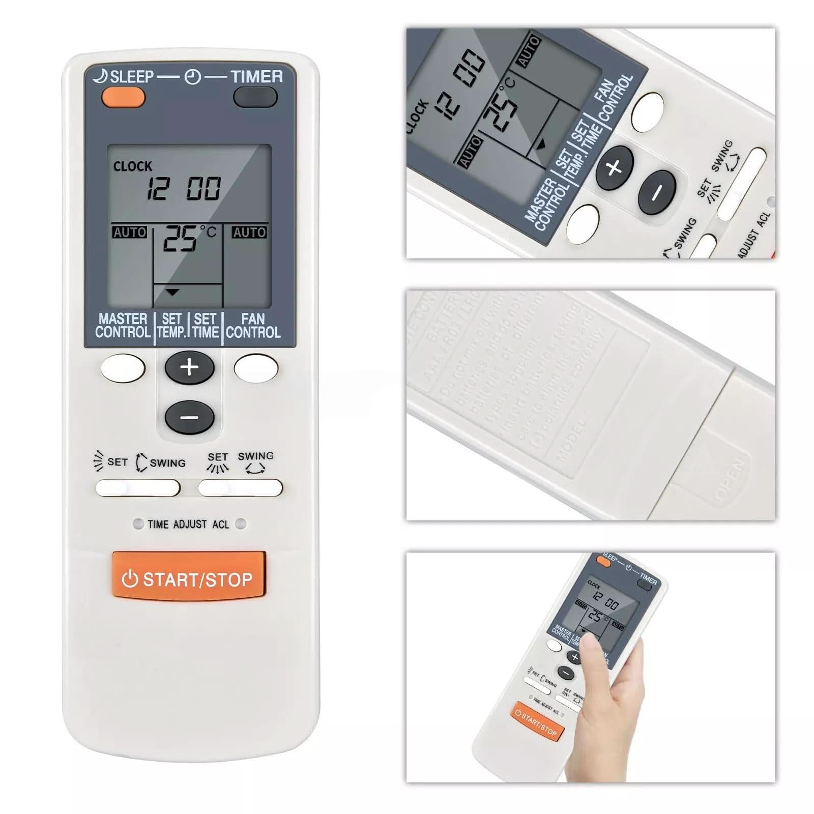 Universal Compatible Fujitsu Air Conditioner Remote Control – No Programming Required - Office Catch