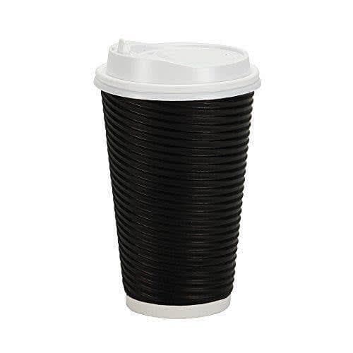 12oz (Medium) 50pcs Triple Wall Coffee Cups Disposable 12oz Bulk Takeaway - Office Catch