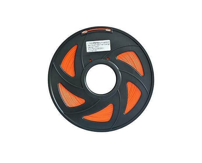 1.75mm 3D Printer Filament PETG - Orange 1KG - Office Catch