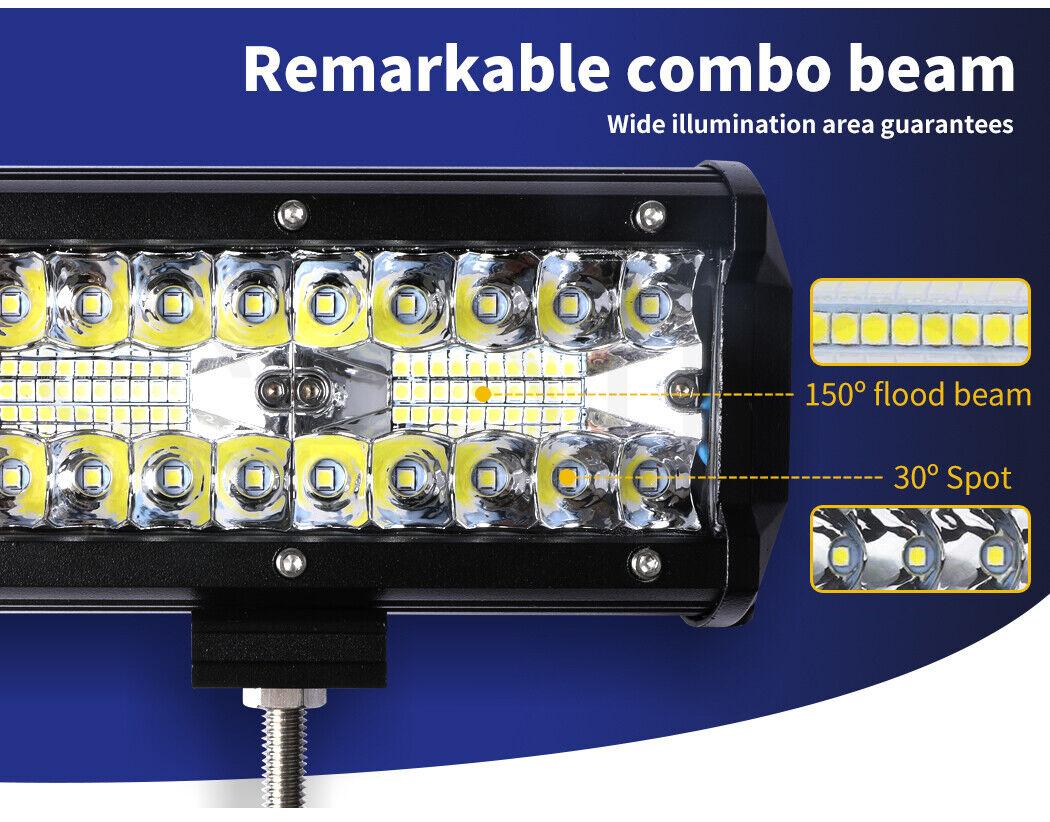 180W LED Light Bar For Flood Light Spot Light Work Light Camping Strip Light - Office Catch