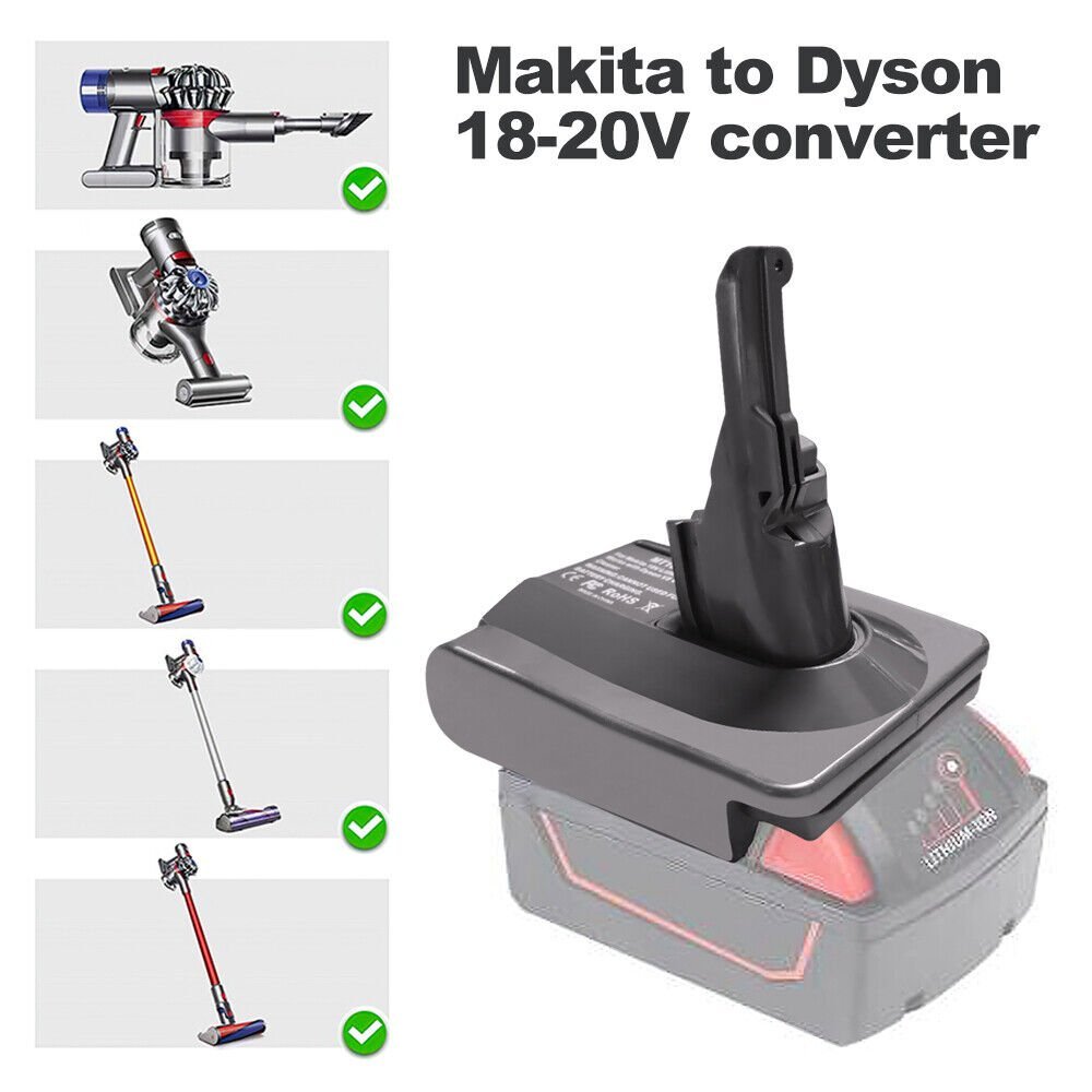 18V Makita Converter To V7 & V8 Dyson Vacuum Cleaner - Office Catch