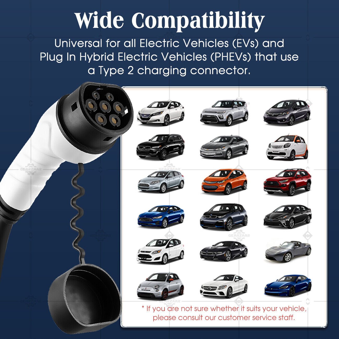 22KW Type2 to Type2 EV Charging Cable 32A 480V for 3phase Public Quick Charging - Office Catch