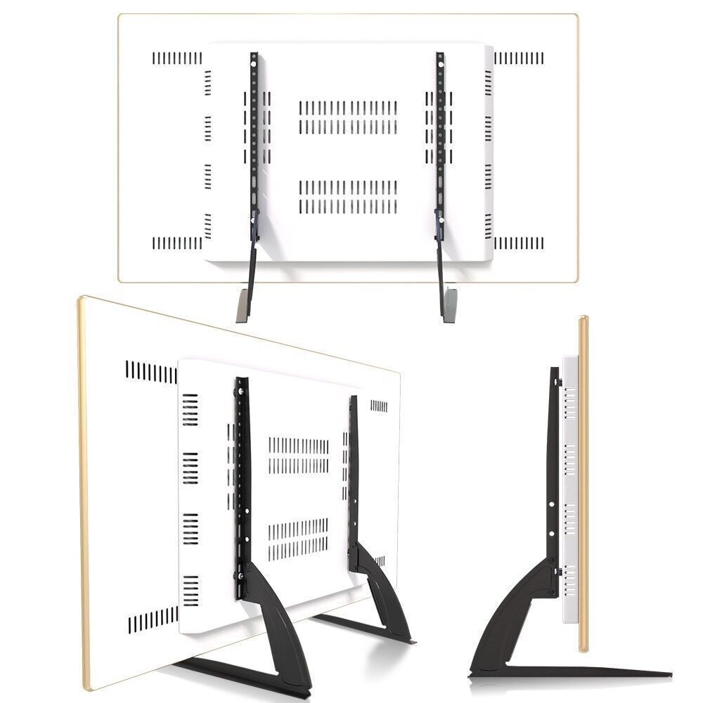32-70" TV Table Top Stand Riser Leg Mount For Sony LG LED LCD Universal - Office Catch