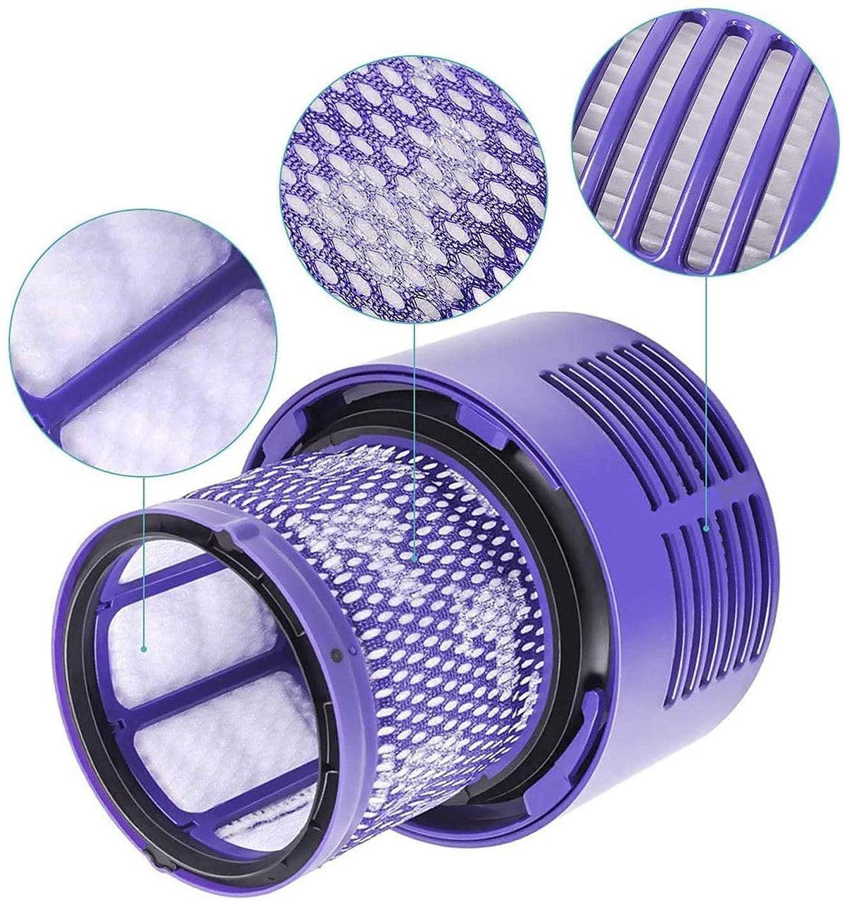 4 Pcs HEPA Filter for DYSON V10 SV12 Vacuum Cleaners - Office Catch