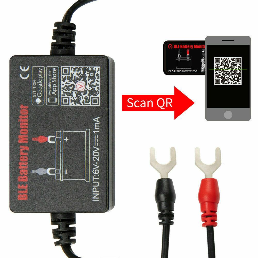 4.0 Voltage Meter Auto Alarm Tester 12V Vehicle Battery Monitor Via Bluetooth - Office Catch