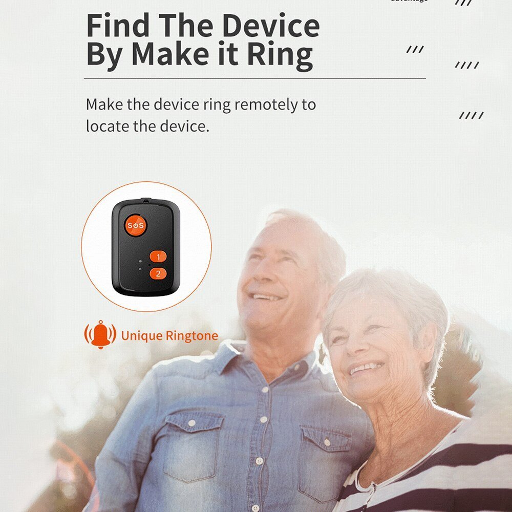 4G Waterproof Personal GPS Tracker For Elder Kids Smart Detection Alert - Office Catch