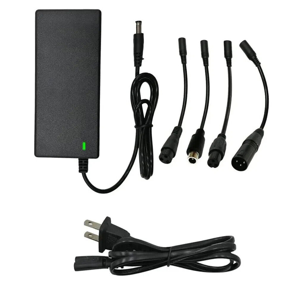5 Plugs Electric Power Adapter Charger AC to DC 42V 2A For Scooter - Office Catch