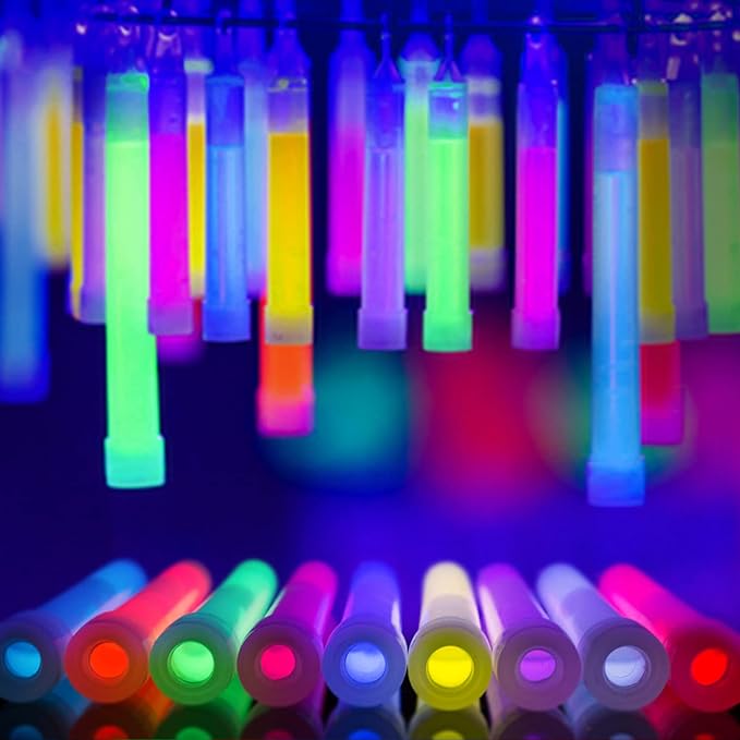 6 pcs Glow Light Sticks Non-toxic 6 Inch Fluorescence Light Outdoor Survival Kit - Office Catch