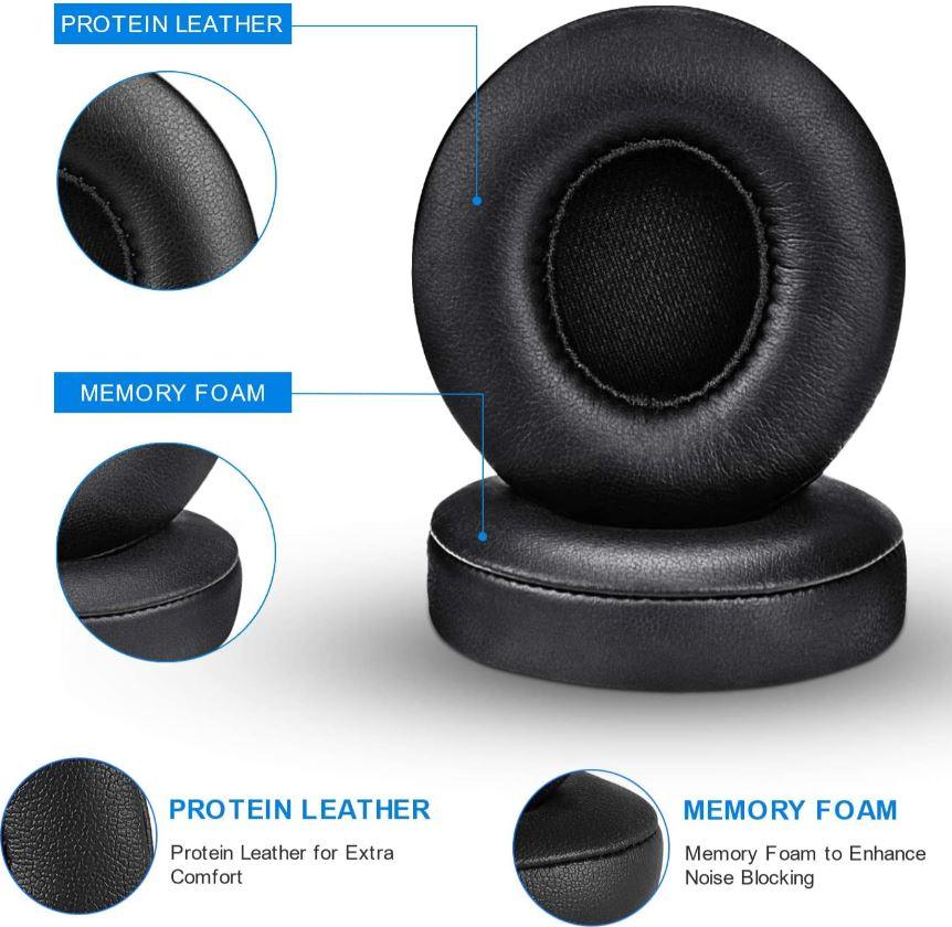 Black | Replacement Cushions Ear Pads for Beats Dr Dre Studio 3.0 Wireless Headphone - Office Catch