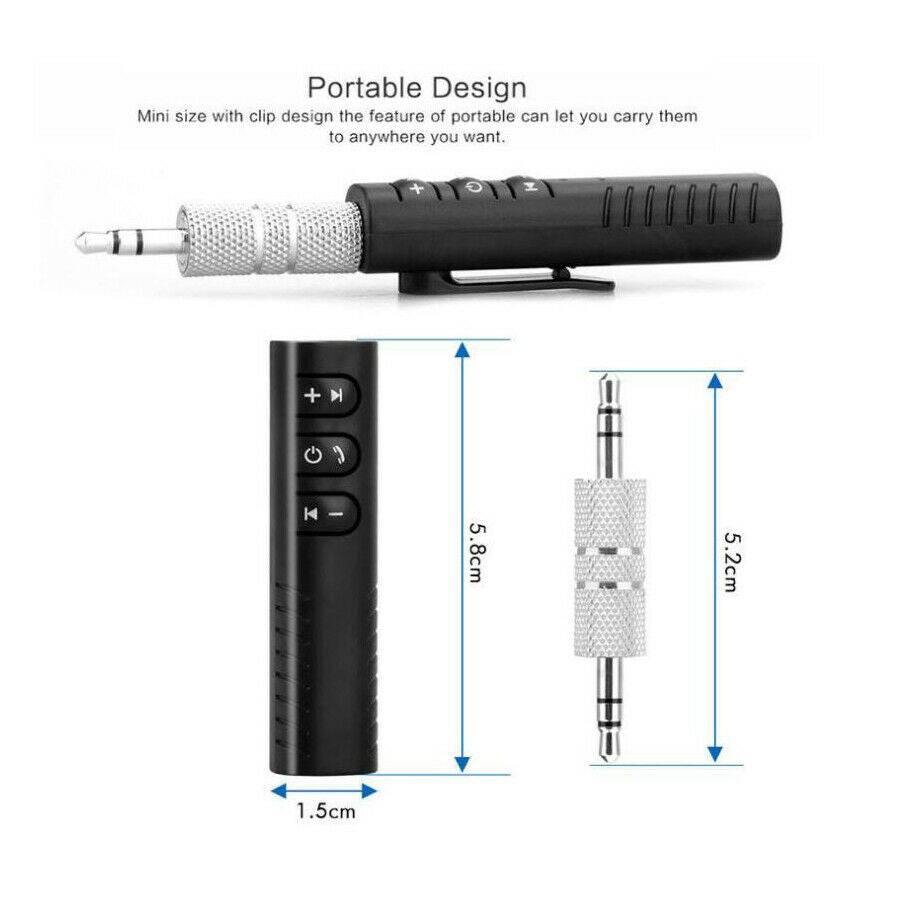 Bluetooth Adapter Receiver Portable Hands-Free Bluetooth - Office Catch