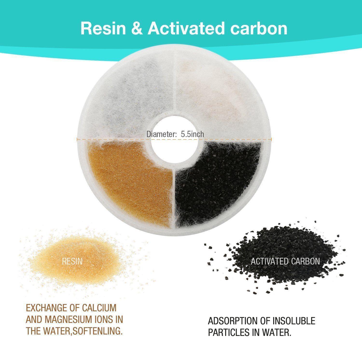 Carbon Filters Water Fountain Replacement For Pet Dog Cat Water Drinking - Office Catch