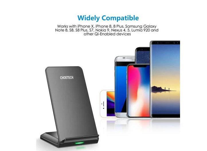 Choetech T524-S QI Fast Wireless Charger Stand Reliable Quality Durable In Use - Office Catch
