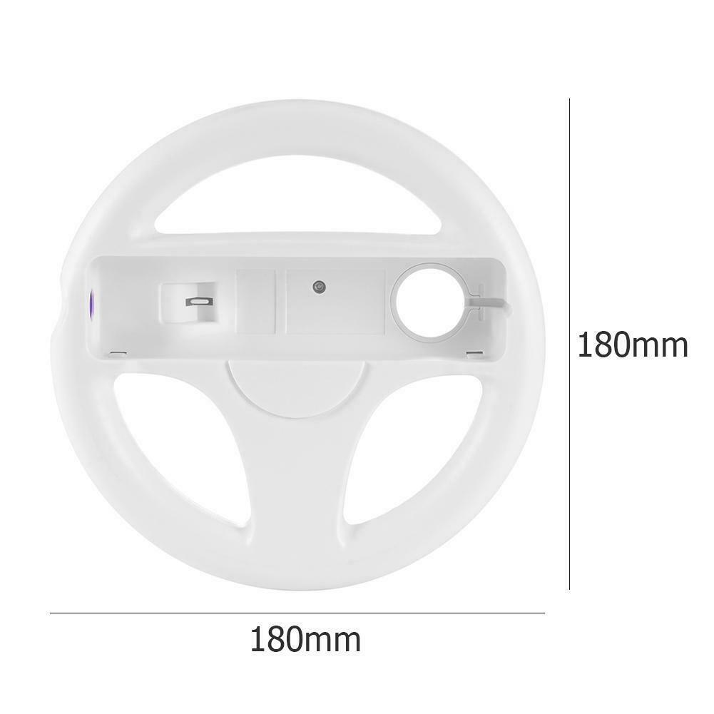 Compatible Racing Steering Wheel for Wii and Wii U Remote Controller Mario Kart Wii Racing Wheel Compatible with Wii and Wii U Racing Games - Office Catch