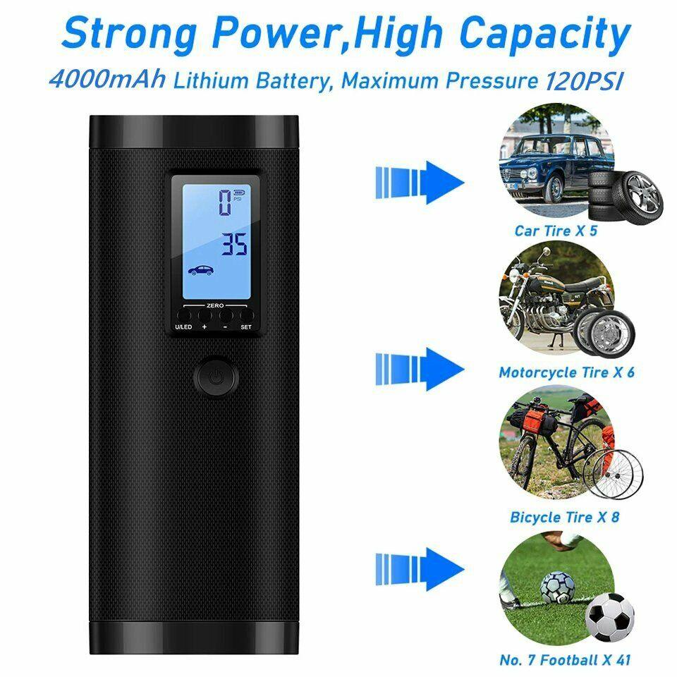 Cordless Electric Smart Air Compressor | Digital Tyre Inflator - Office Catch