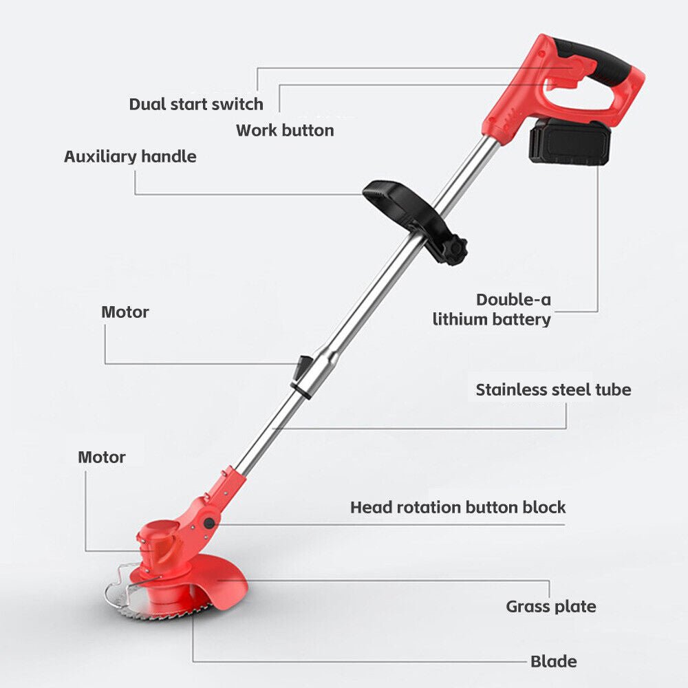 Cordless Electric String Grass Trimmer Weed Eater Whipper Snipper for Makita - Office Catch