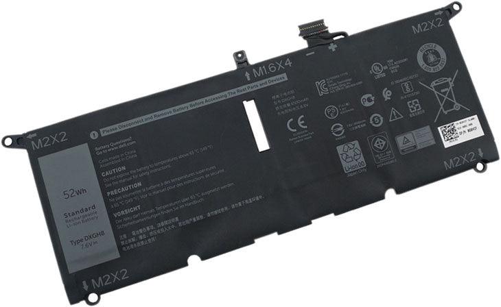 DXGH8 Battery for XPS 13 9370 9380 7390 H754V HK6N5 7.6V 52Wh - Office Catch