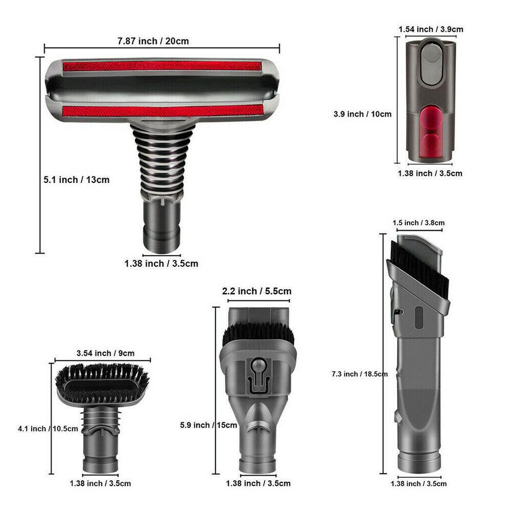 Dyson V7 V8 V10 V11 V15 Vacuum Cleaner Brush Attachment Accessories Ki