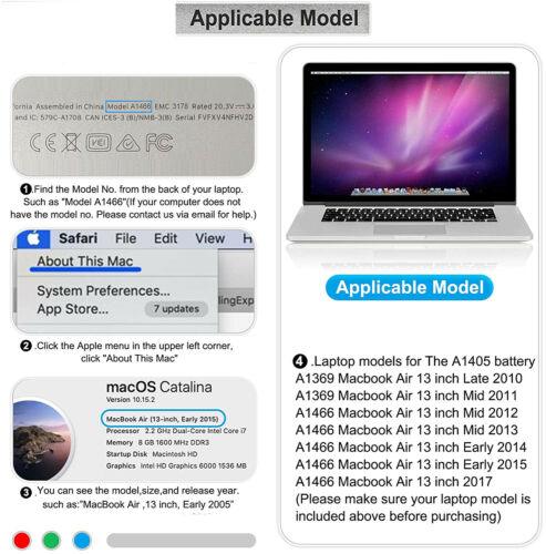 For Apple A1405 Battery Replacement - Office Catch