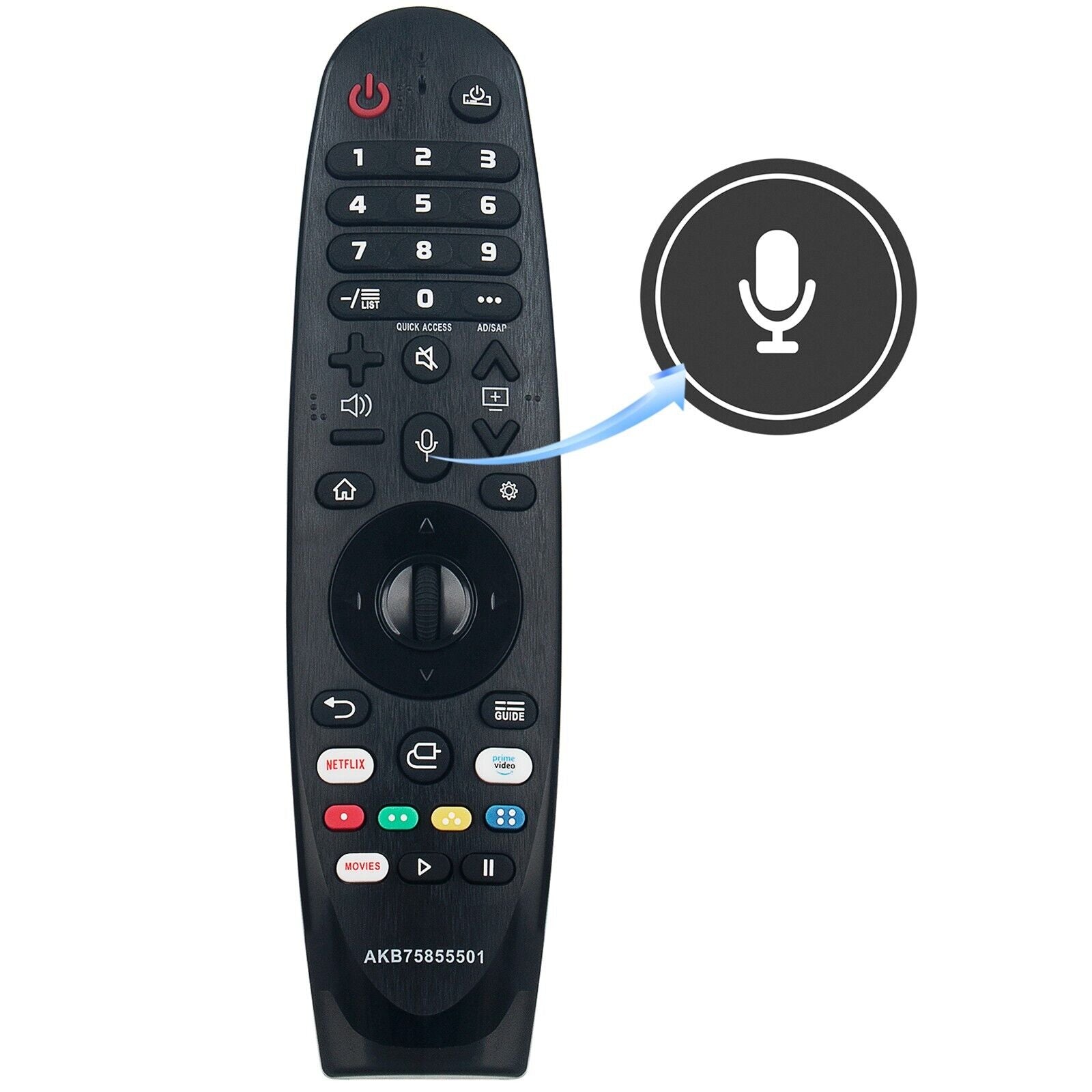 For LG AN-MR19BA AN-MR20GA IR Infrared TV AKB75855501 AKB75855503 AKB75635301 Remote Control - Office Catch