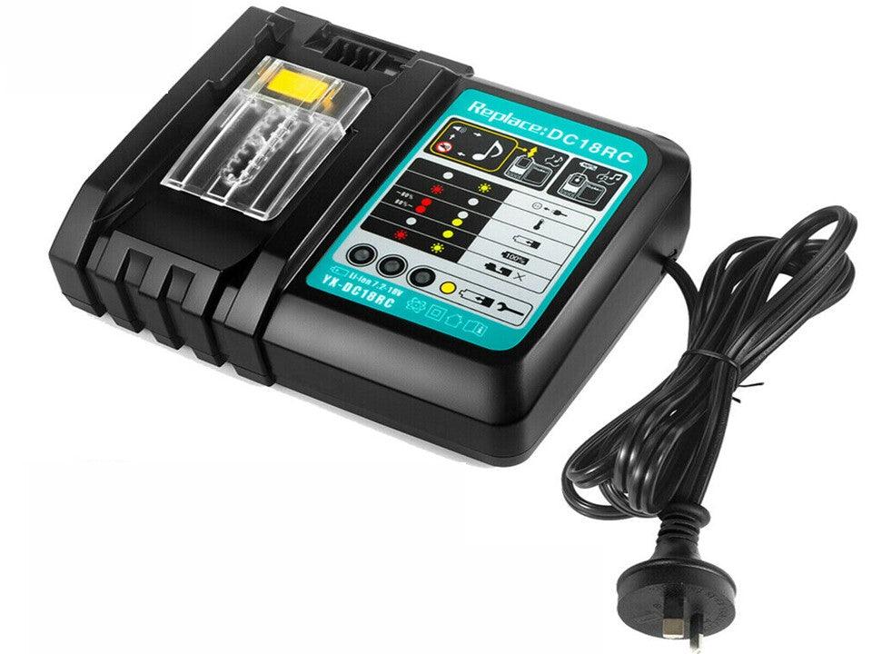 For Makita BL1830 BL1840 BL1850 DC18RC Rapid Fast Lithium-Ion Battery Charger AU - Office Catch