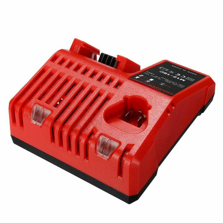 For Milwaukee M18 12V-18V Multi Voltage Rapid Battery Charger Dual M12-18C - Office Catch