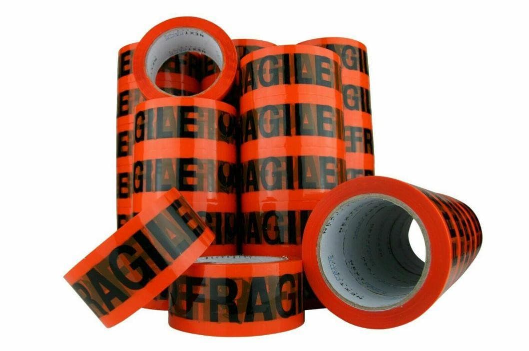 Fragile Tape 36 rolls | Just $1.64 Per Roll | Strong Packing Adhesive Sticky Tapes - Office Catch