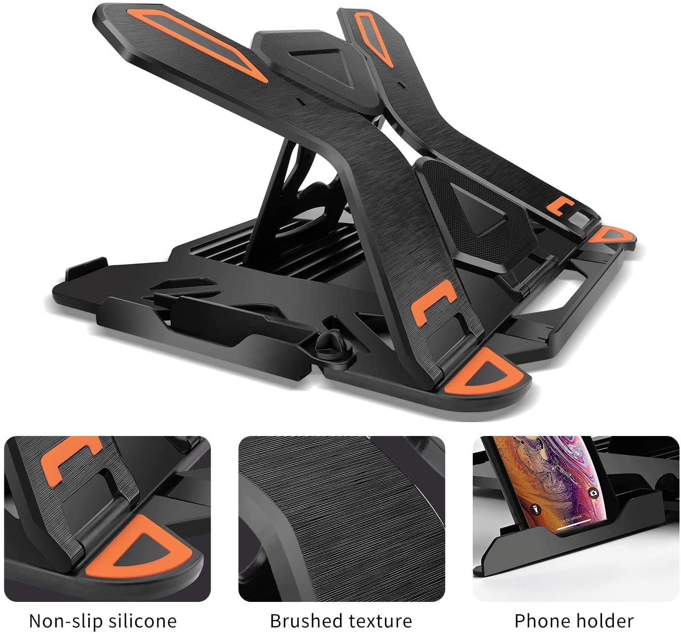 Laptop Computer Stand Multi-Angle Stand Phone Stand Portable Foldable Laptop Riser - Office Catch