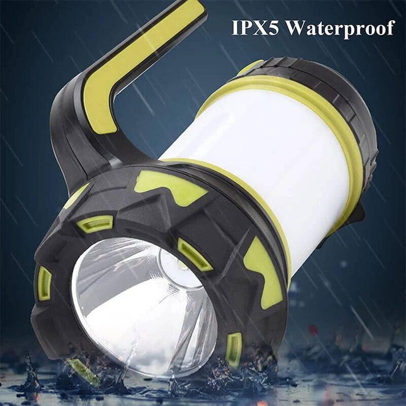 LED Camping Tent Lantern Rechargeable Light Lamp & Power for Phone - Office Catch