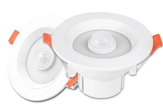 LED Panel Light PIR Motion Sensor LED Downlight 10W LED Ceiling Recessed Induction Light For Indoor Stair Corridor Lamps - Office Catch