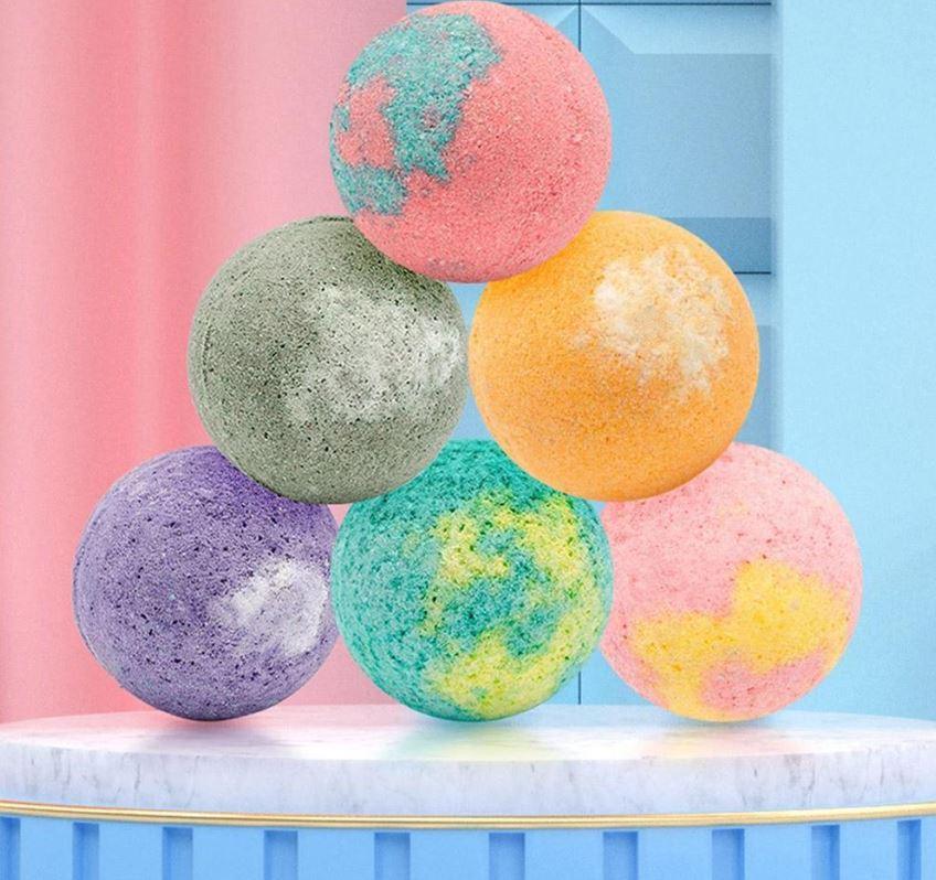 Organic & Natural Bath Bombs 6pc - Office Catch