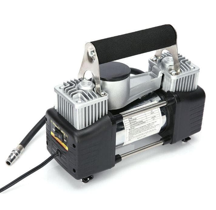 Portable 12V Car Air Compressor Tyre Pump Deflator 4wd Inflator Auto 150 PSI - Office Catch
