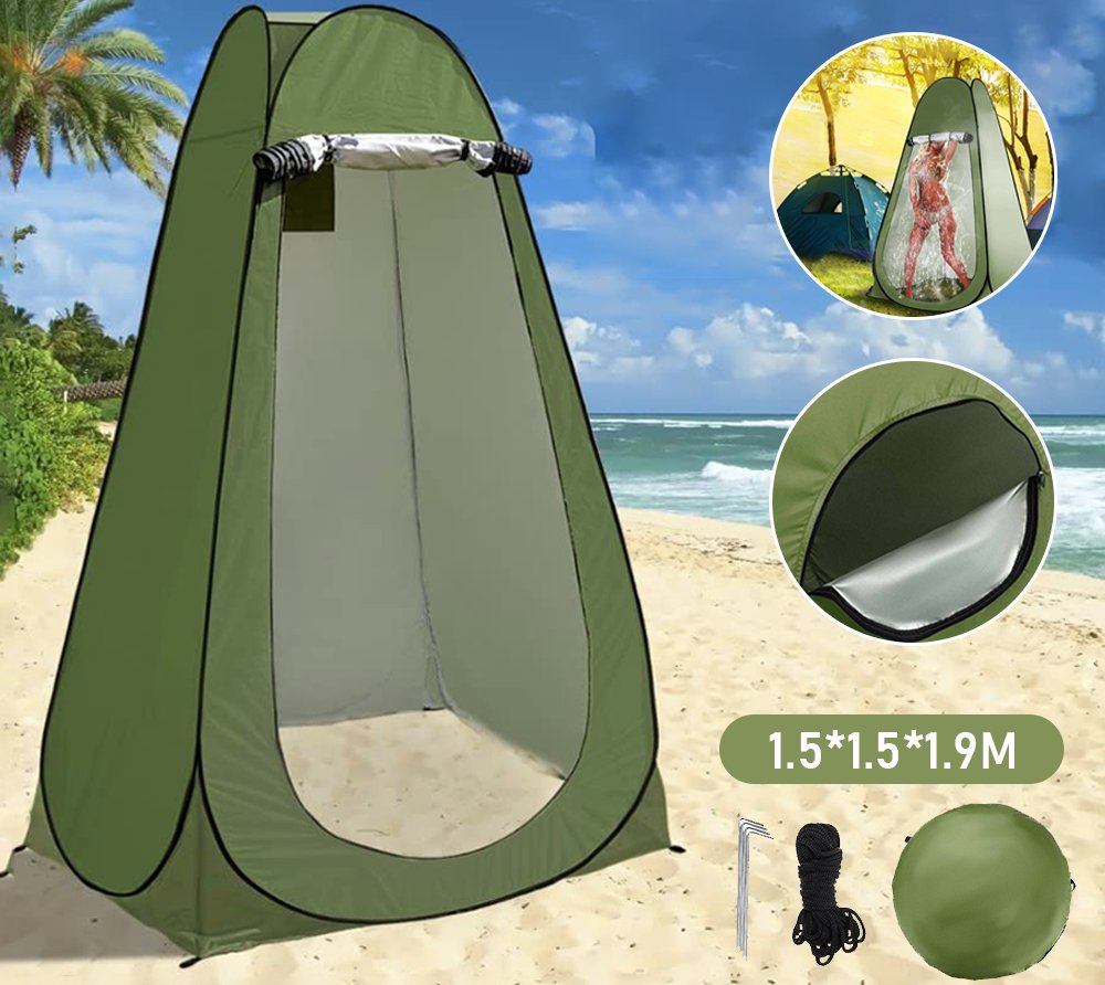 Portable Pop Up Outdoor Camping Shower Tent Toilet Privacy Change Room Shelter - Office Catch