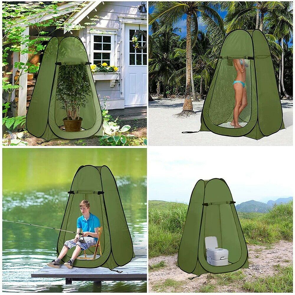 Portable Pop Up Outdoor Camping Shower Tent Toilet Privacy Change Room Shelter - Office Catch