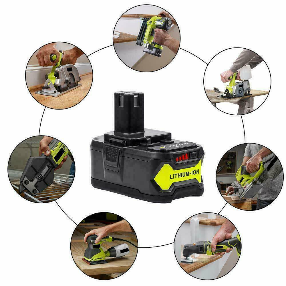 Ryobi One+ Plus Compatible Battery P108 RB18L50 P104 P780 RB18L40 | 18V 6AH - Office Catch