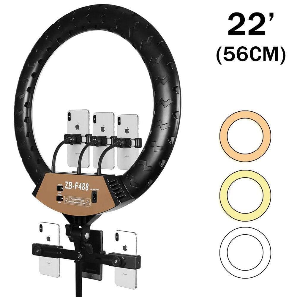 Selfie Ring 22" Large Light for iPhone & Android | with Tripod & Remote - Office Catch