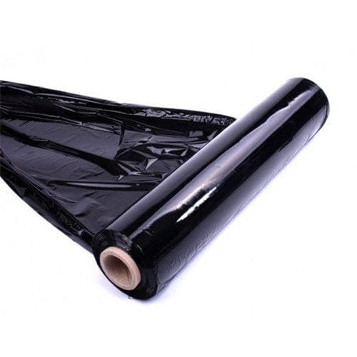 Stretch Film BLACK Hand Use 500mm x 450m | 25UM Pallet Shrink Wrap 1 / 2 / 4 - Office Catch