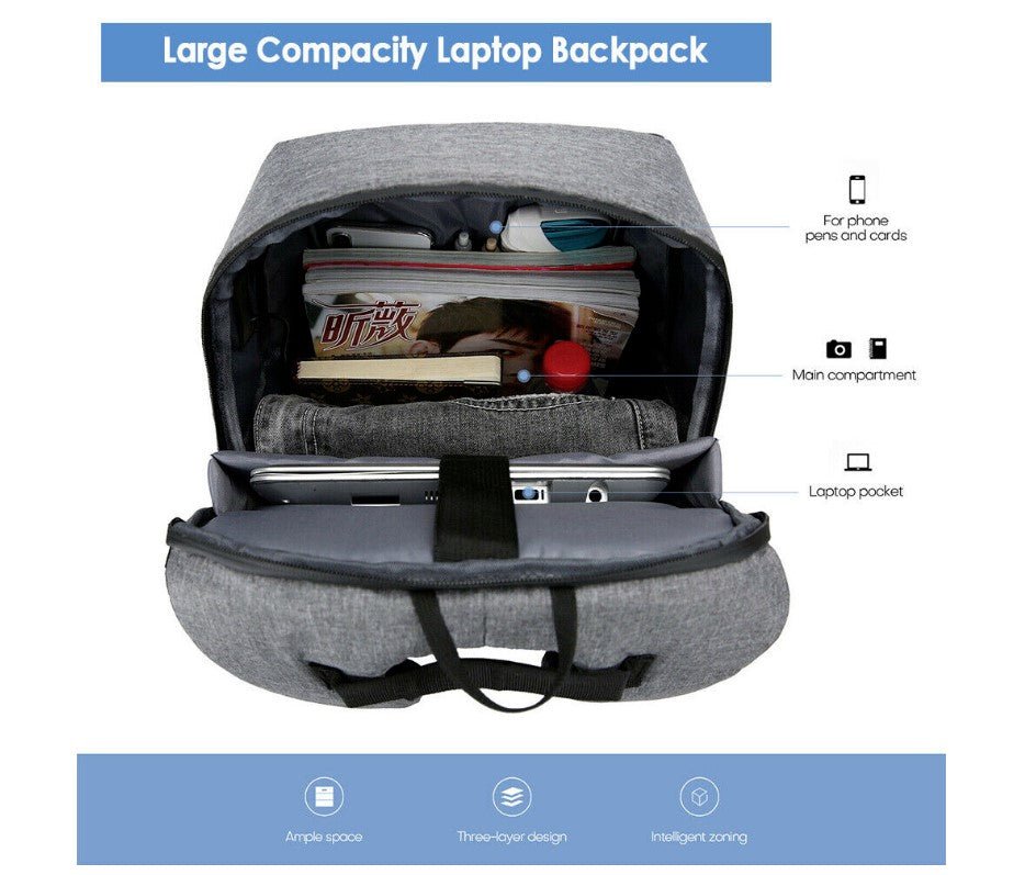 TAVICE Anti-theft Laptop Backpack, Large Capacity Business Bag For Travel, Business Nylon - Office Catch