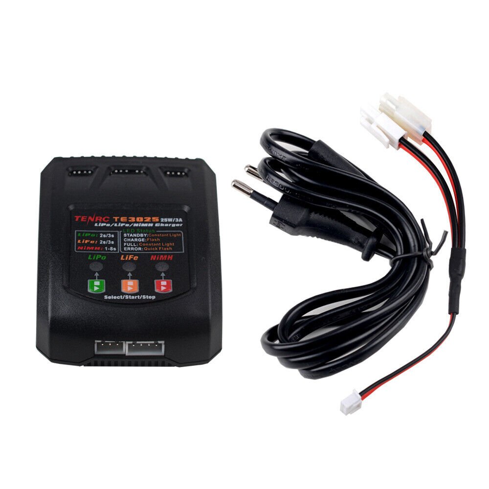 Te3025 18w Mini Balance Charger For Rc Imax 7.4v 11.1v 2-3s Lipo Nimh Battery - Office Catch