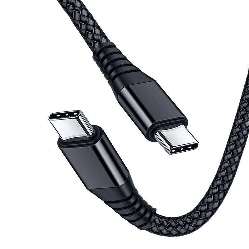 Type-C to USB-C 3.1 Male to Male Charging Cable | with Sync PD Type C to Type C Mac Pixel Samsung - Office Catch